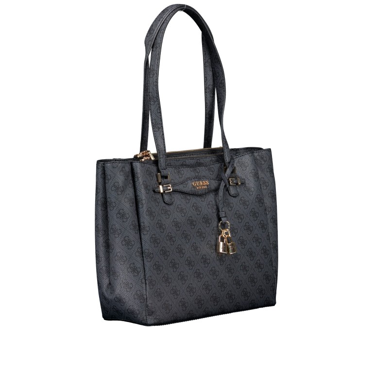 Shopper Katya 4G-Logo, Farbe: anthrazit, braun, Marke: Guess, Abmessungen in cm: 30x27x12, Bild 2 von 5