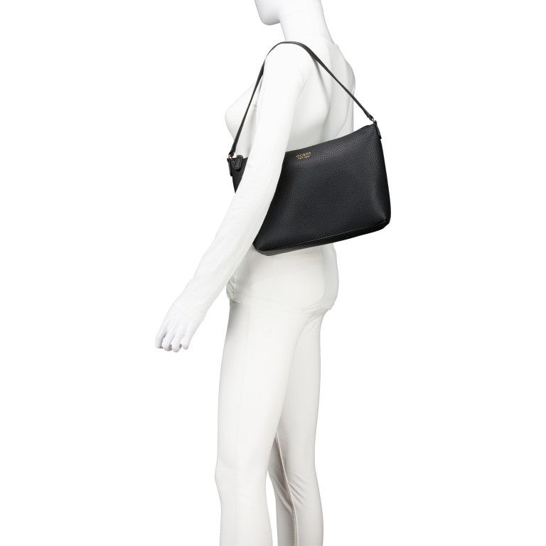 Shopper Bag in Bag, Farbe: schwarz, taupe/khaki, Marke: Guess, Abmessungen in cm: 36x27x12.5, Bild 5 von 8