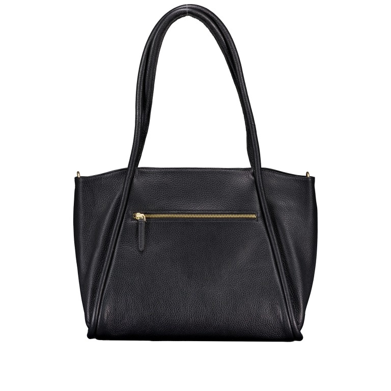 Shopper, Farbe: schwarz, beige, Marke: Hausfelder Manufaktur, Abmessungen in cm: 35x29x14, Bild 3 von 7