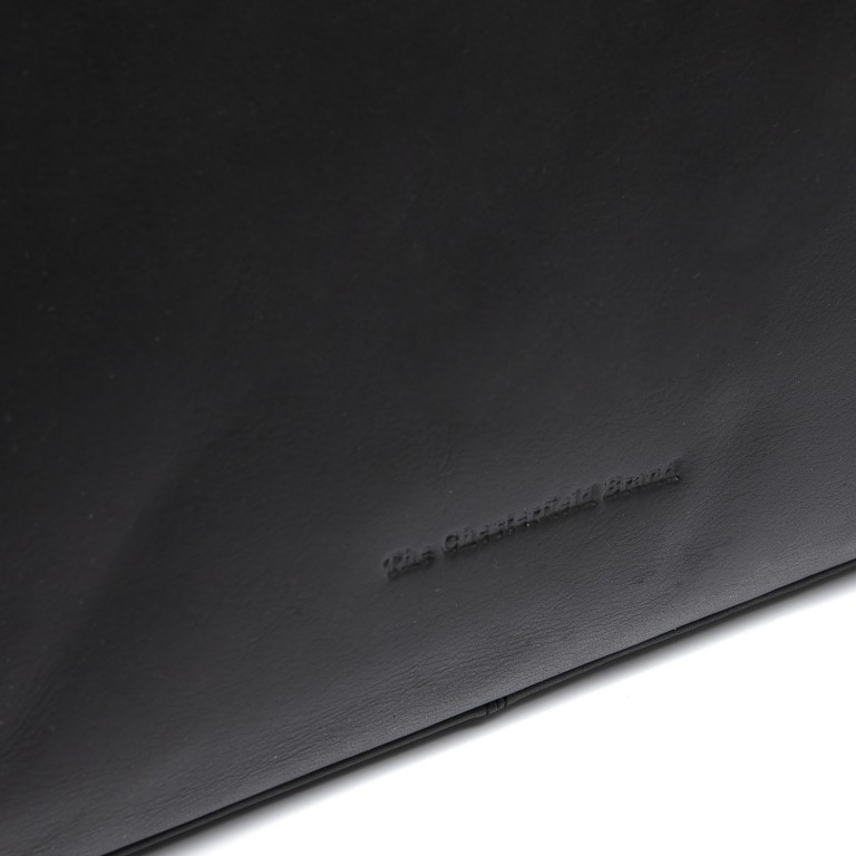 Handtasche Valmonte, Farbe: schwarz, cognac, Marke: The Chesterfield Brand, Abmessungen in cm: 32x25x10.5, Bild 6 von 6