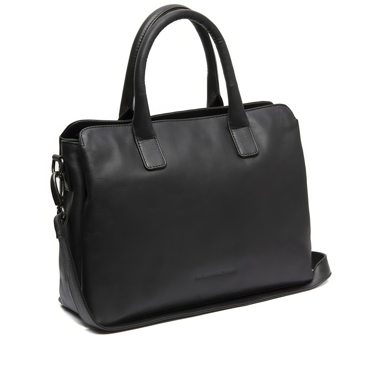 Handtasche Valmonte, Farbe: schwarz, cognac, Marke: The Chesterfield Brand, Abmessungen in cm: 32x25x10.5, Bild 1 von 6