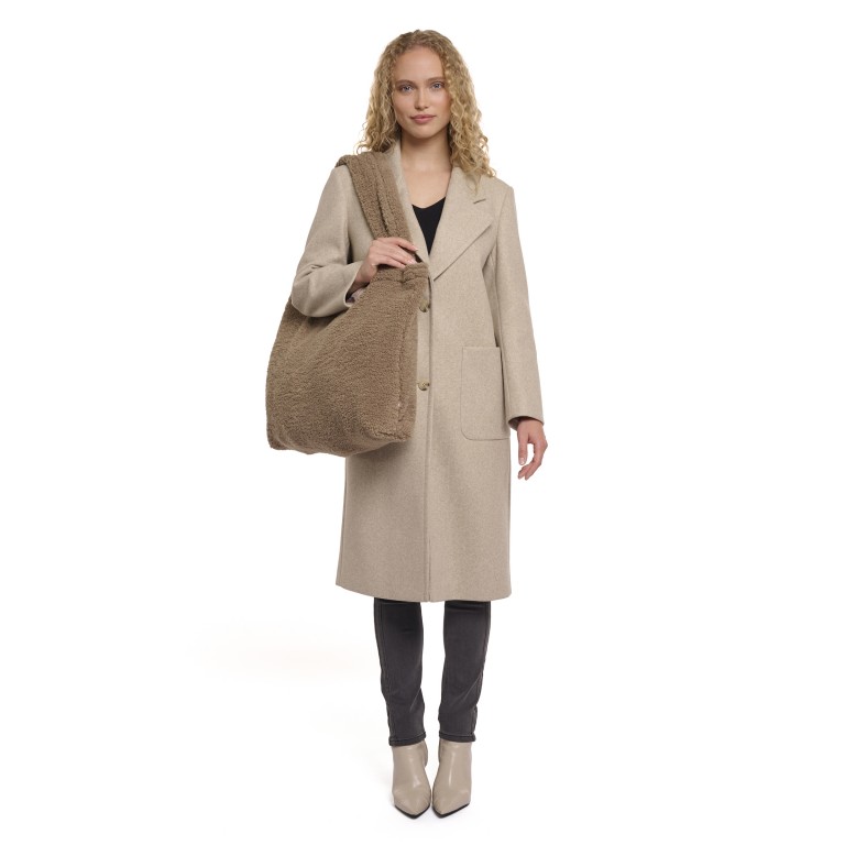 Shopper Akiko, Farbe: braun, beige, Marke: Rino & Pelle, Abmessungen in cm: 57x37x10, Bild 4 von 8