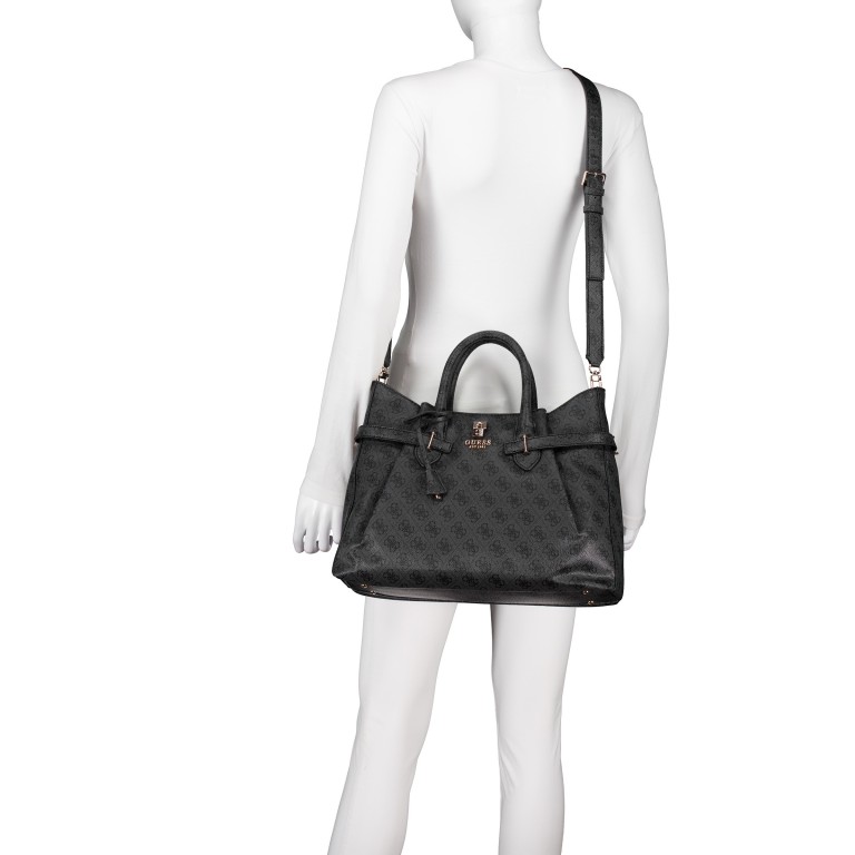 Handtasche Yesba 4G-Logo Latte, Farbe: braun, Marke: Guess, EAN: 0198659028015, Abmessungen in cm: 38x29.5x12, Bild 6 von 7