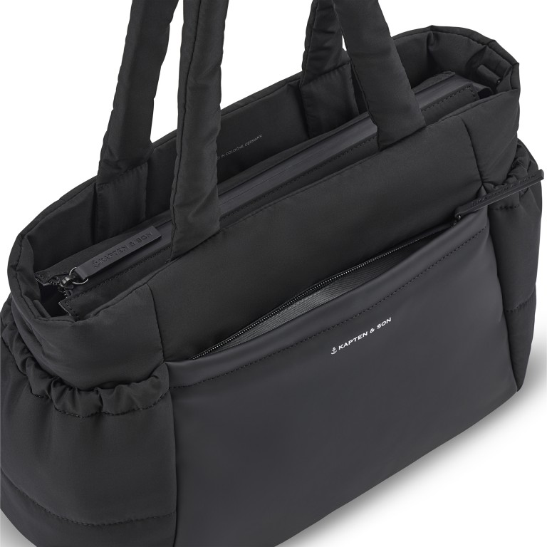 Shopper Hellvi Cloud M, Farbe: schwarz, beige, Marke: Kapten & Son, Abmessungen in cm: 41.5x29x11.5, Bild 13 von 13