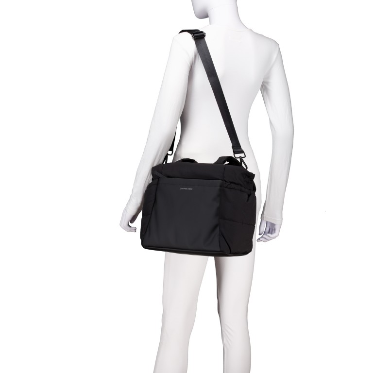 Shopper Hellvi Cloud M, Farbe: schwarz, beige, Marke: Kapten & Son, Abmessungen in cm: 41.5x29x11.5, Bild 6 von 13