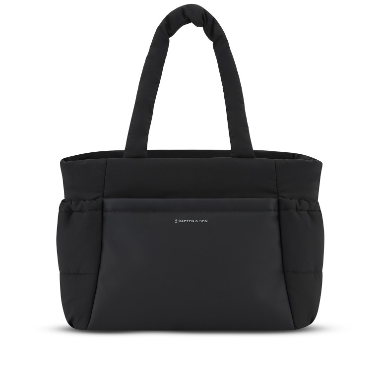 Shopper Hellvi Cloud M, Farbe: schwarz, beige, Marke: Kapten & Son, Abmessungen in cm: 41.5x29x11.5, Bild 1 von 13