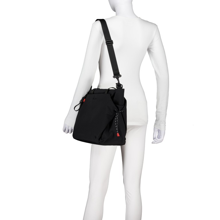 Tasche String Satoshi Laptop 14 Zoll, Farbe: schwarz, grün/oliv, weiß, Marke: Hedgren, Abmessungen in cm: 35x30x14.5, Bild 6 von 10