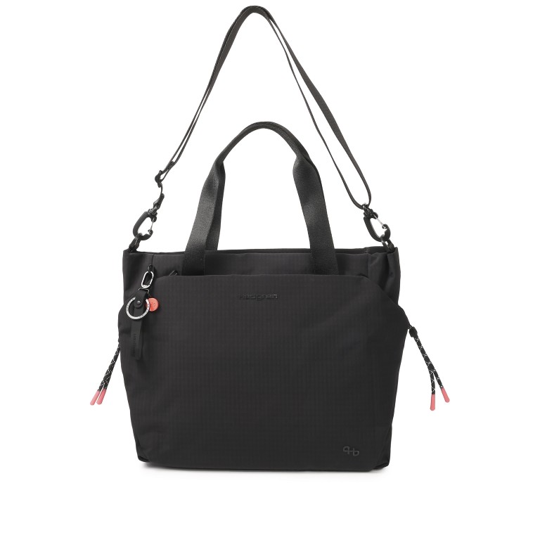 Tasche String Satoshi Laptop 14 Zoll, Farbe: schwarz, grün/oliv, weiß, Marke: Hedgren, Abmessungen in cm: 35x30x14.5, Bild 4 von 10