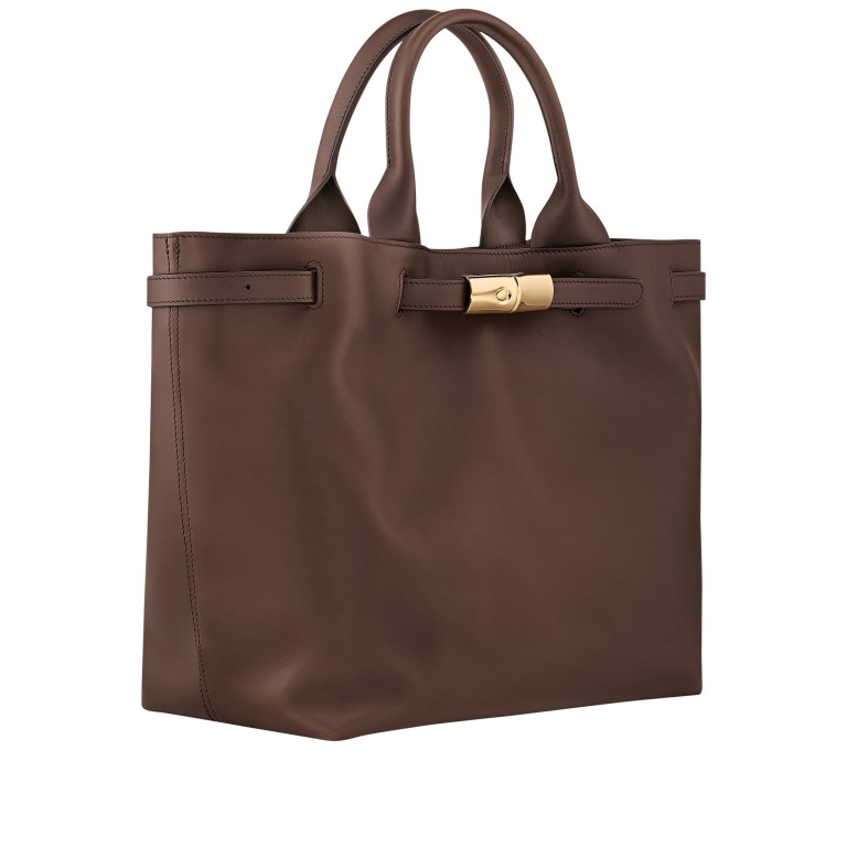 Tasche Le Smart 10327, Farbe: braun, beige, Marke: Longchamp, Abmessungen in cm: 34x29x17, Bild 2 von 6