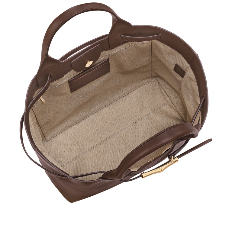 Tasche Le Smart 10327, Farbe: braun, beige, Marke: Longchamp, Abmessungen in cm: 34x29x17, Bild 5 von 6