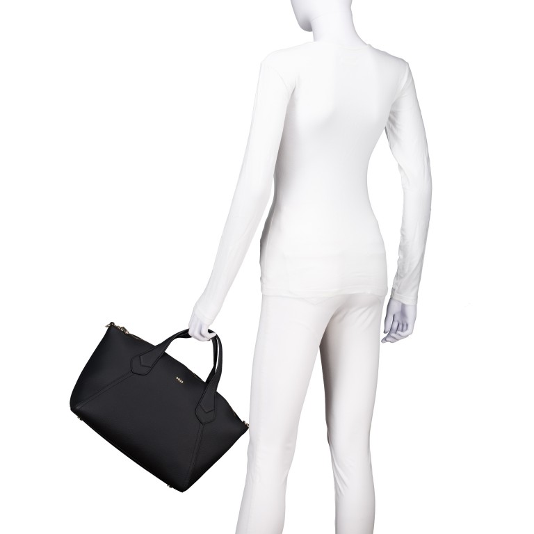 Handtasche Lenah Zip Tote M, Marke: BOSS, Abmessungen in cm: 32.5x25x15.5, Bild 4 von 7