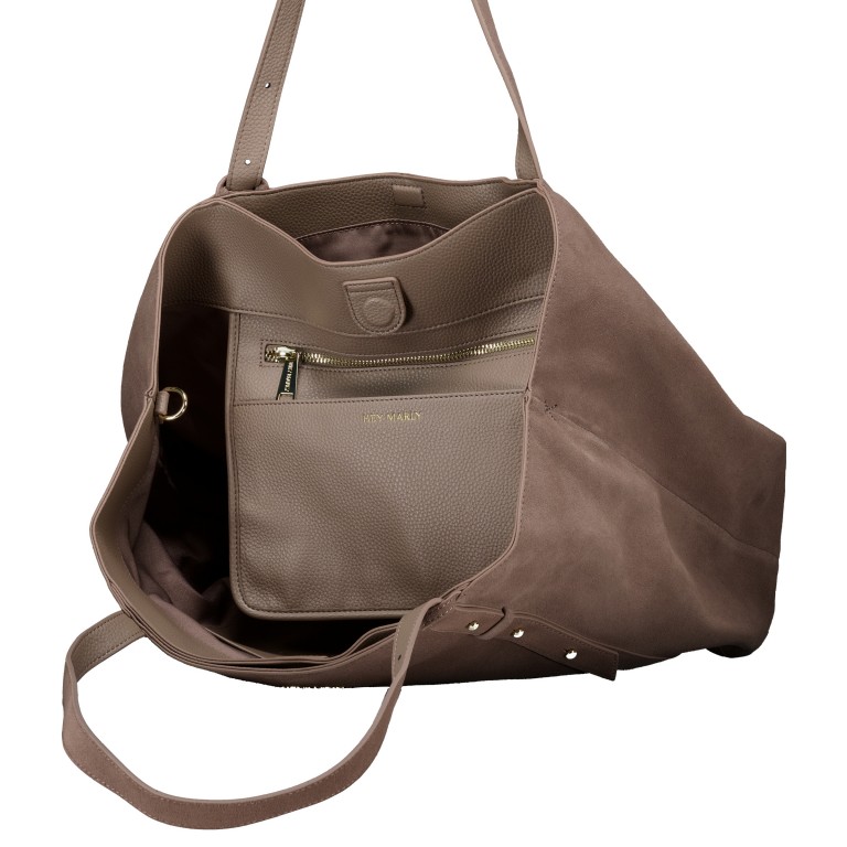 Shopper Pretty Wonder Suede, Marke: Hey Marly, Abmessungen in cm: 35.5x32x17, Bild 7 von 8