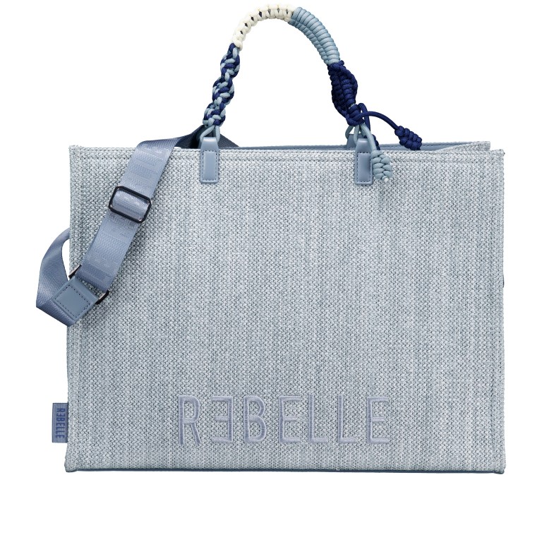 Handtasche Safari Maya, Farbe: blau/petrol, grün/oliv, Marke: Rebelle, Abmessungen in cm: 41.5x30.5x19, Bild 1 von 6