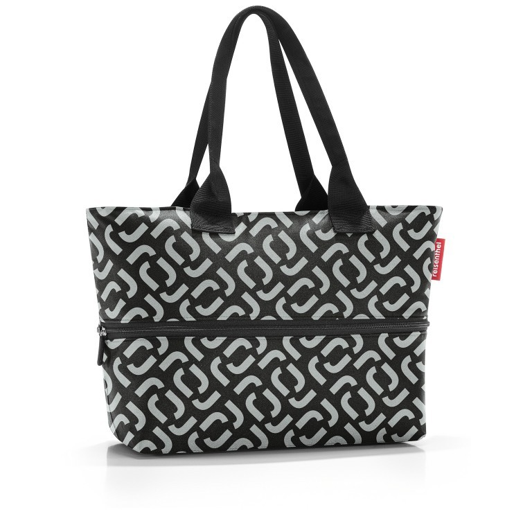 Shopper E1 erweiterbar, Farbe: schwarz, anthrazit, grau, blau/petrol, braun, taupe/khaki, grün/oliv, rot/weinrot, orange, beige, weiß, bunt, Marke: Reisenthel, Abmessungen in cm: 50x26.5x15.5, Bild 1 von 3