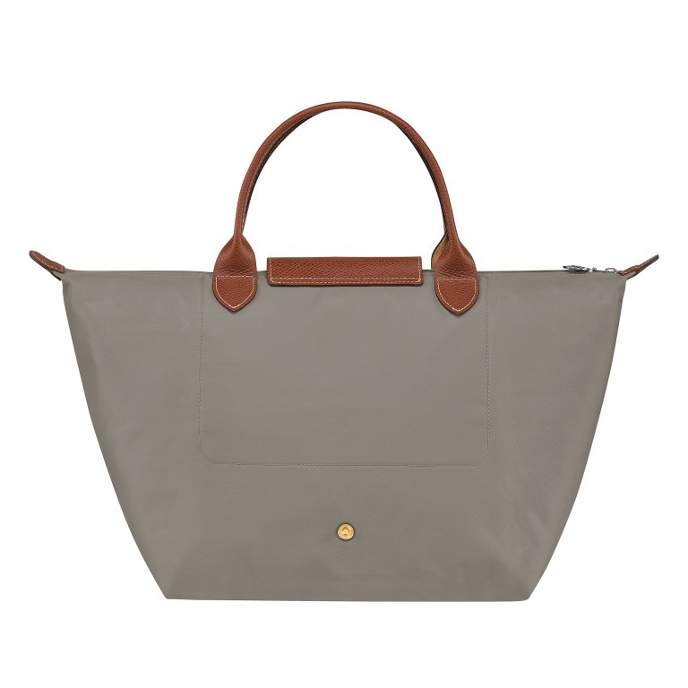 Handtasche Le Pliage Handtasche M Grau, Farbe: grau, Marke: Longchamp, EAN: 3597922208944, Abmessungen in cm: 30x28x20, Bild 3 von 4