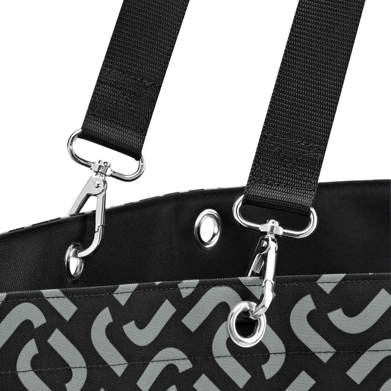 Shopper XL Signature Black, Farbe: schwarz, Marke: Reisenthel, EAN: 4012013721076, Abmessungen in cm: 68x45.5x20, Bild 3 von 3