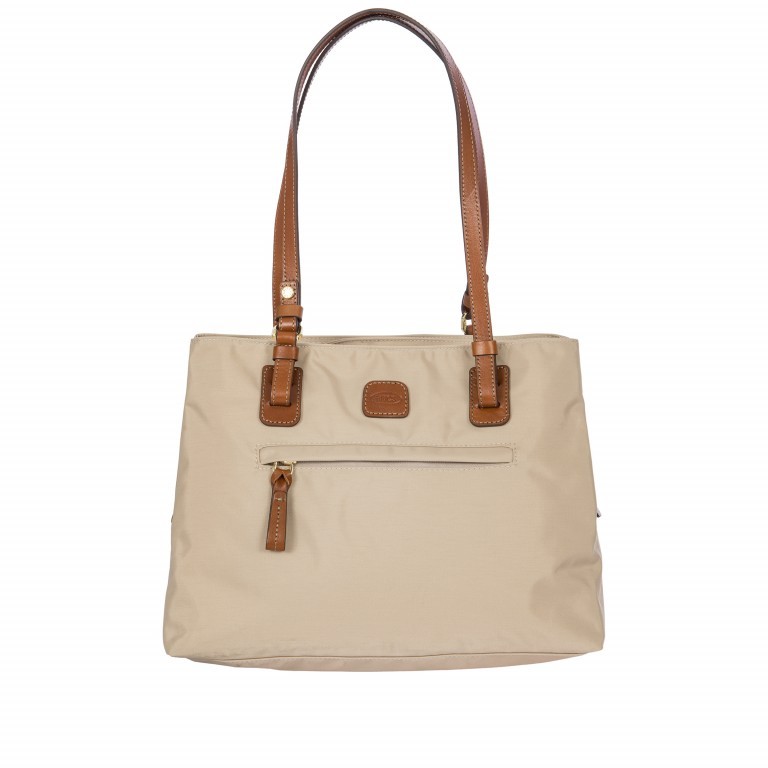 Shopper X-BAG & X-Travel 3 Fächer Größe M, Farbe: schwarz, blau/petrol, braun, cognac, taupe/khaki, grün/oliv, rot/weinrot, beige, Marke: Brics, Abmessungen in cm: 32x25x15, Bild 1 von 1