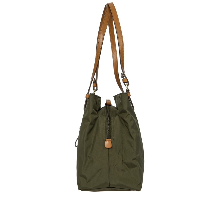 Shopper X-BAG & X-Travel 3 Fächer Größe M, Farbe: schwarz, blau/petrol, braun, cognac, taupe/khaki, grün/oliv, rot/weinrot, beige, Marke: Brics, Abmessungen in cm: 32x25x15, Bild 3 von 7