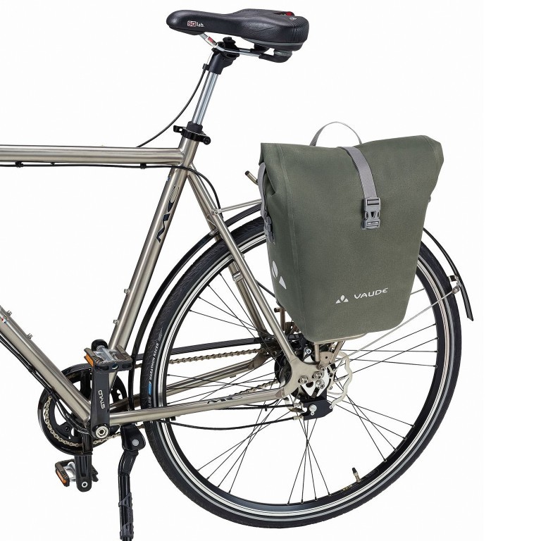 Fahrradtasche Aqua Back Deluxe Single Marine, Farbe: blau/petrol, Marke: Vaude, EAN: 4062218105324, Abmessungen in cm: 37x33x19, Bild 3 von 4