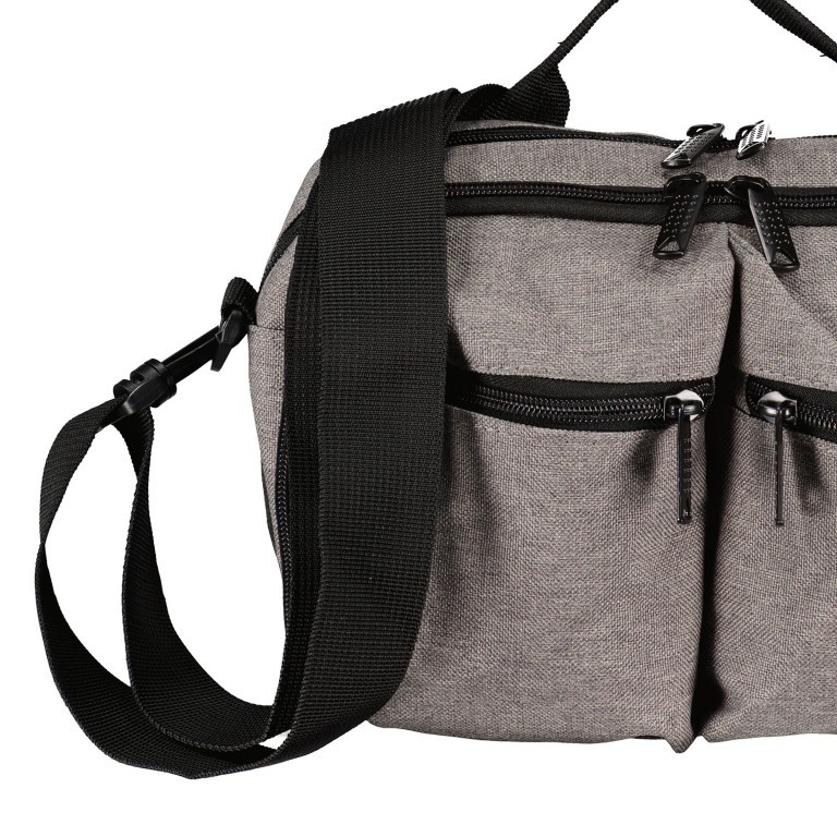 Fahrradtasche FU63-1002 für Lenkerbefestigung Anthracite, Farbe: grau, Marke: Blackbeat, EAN: 8720088706718, Abmessungen in cm: 24x16x9, Bild 9 von 13
