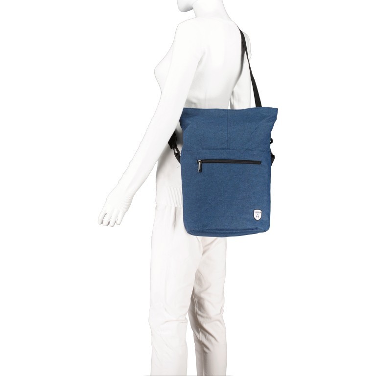 Fahrradtasche für Lenkerbefestigung Shadow Blue, Farbe: blau/petrol, Marke: Blackbeat, EAN: 8720088706824, Abmessungen in cm: 23x26x11, Bild 6 von 13