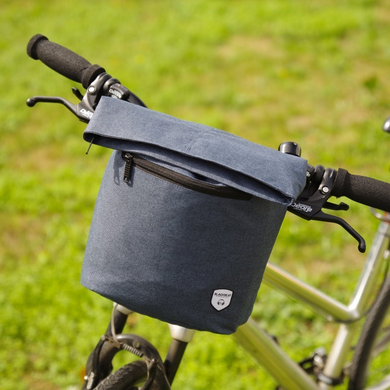 Fahrradtasche für Lenkerbefestigung Shadow Blue, Farbe: blau/petrol, Marke: Blackbeat, EAN: 8720088706824, Abmessungen in cm: 23x26x11, Bild 13 von 13