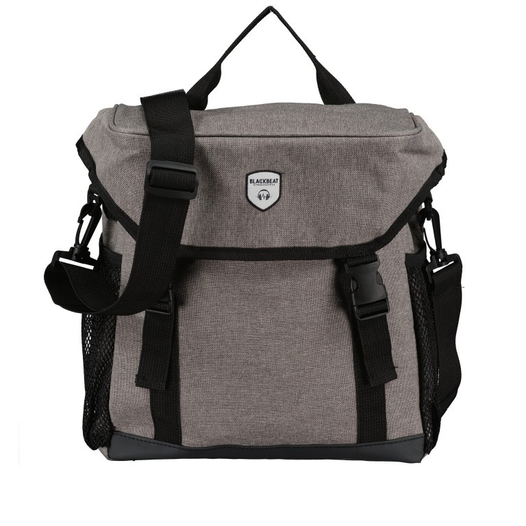 Fahrradtasche für Gepäckträgerbefestigung Anthracite, Farbe: grau, Marke: Blackbeat, EAN: 8720088706879, Abmessungen in cm: 27x30x9, Bild 9 von 11