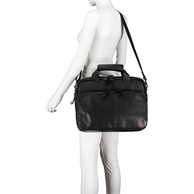 Fahrradtasche Geneva Brown, Farbe: braun, Marke: The Chesterfield Brand, EAN: 8719241064413, Abmessungen in cm: 40x30x14, Bild 6 von 12