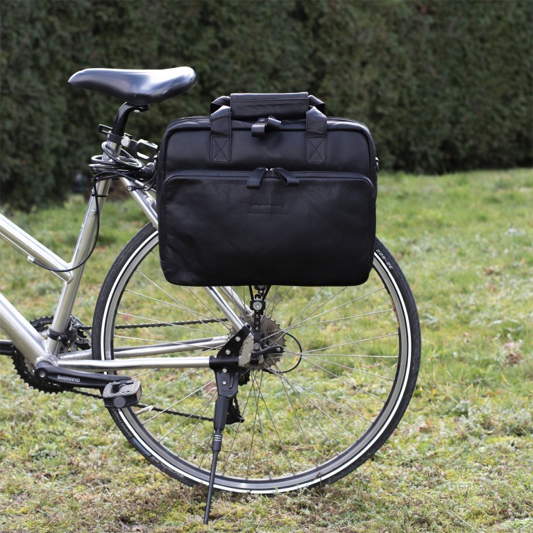 Fahrradtasche Geneva Brown, Farbe: braun, Marke: The Chesterfield Brand, EAN: 8719241064413, Abmessungen in cm: 40x30x14, Bild 7 von 12