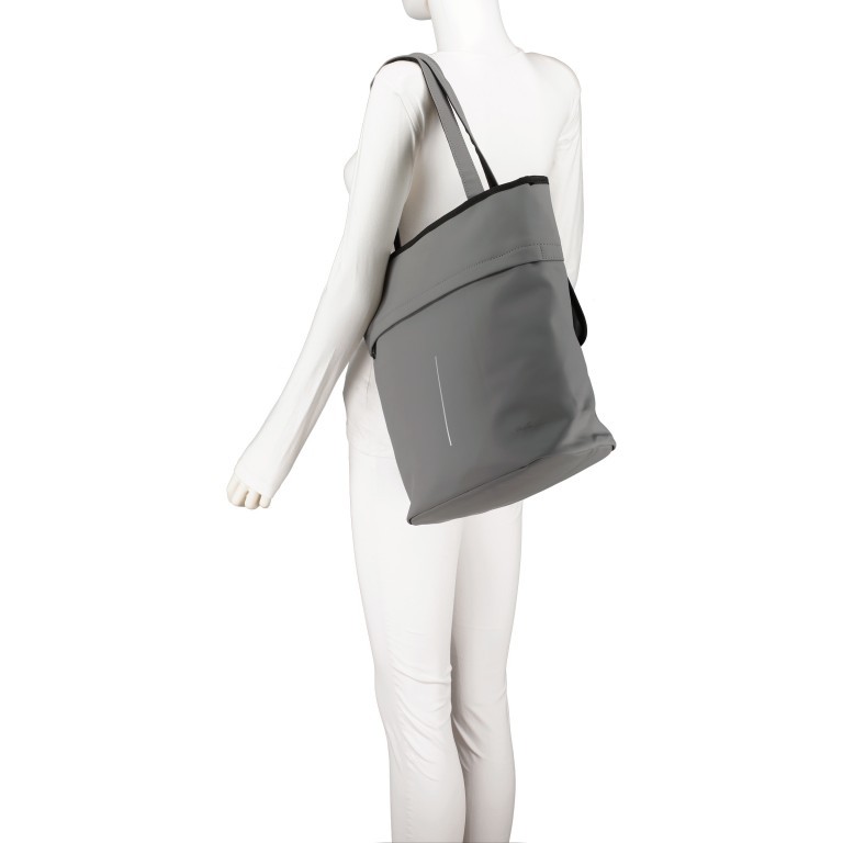 Fahrradtasche Shopper mit Gepäckträgerbefestigung Oliv, Farbe: grün/oliv, Marke: Blackbeat, EAN: 4066727000699, Abmessungen in cm: 31x37x14, Bild 4 von 8