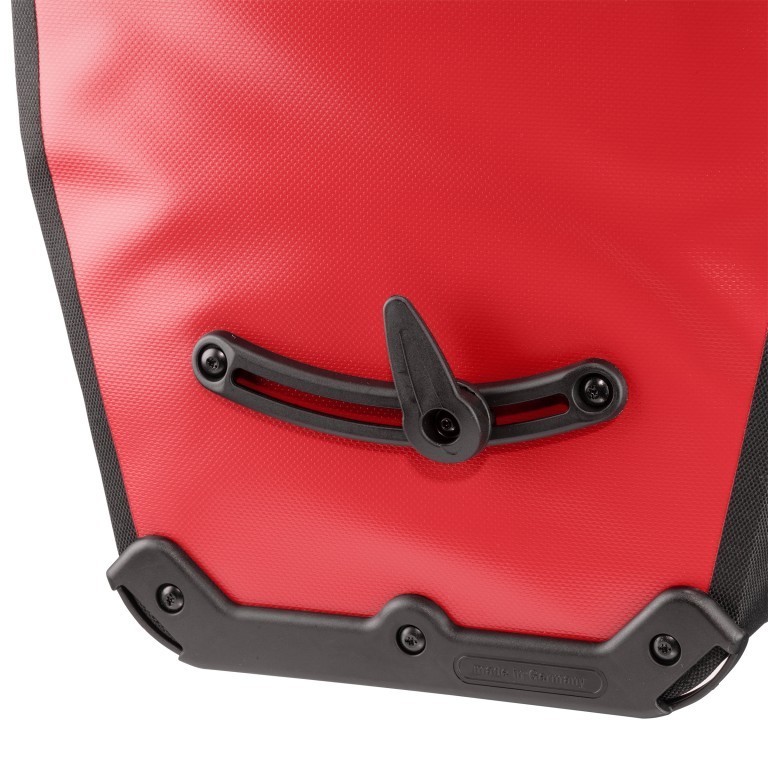 Fahrradtasche Back-Roller City Hinterradtasche Paar Volumen 2x 20 Liter Red-Black, Farbe: rot/weinrot, Marke: Ortlieb, EAN: 4013051021722, Bild 8 von 10