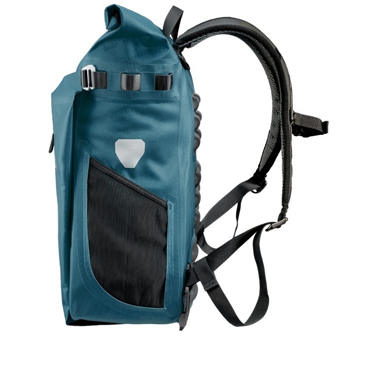 Fahrradtasche Vario PS Rucksack mit Hinterrad-Aufhängesystem Volumen 26 Liter, Farbe: schwarz, blau/petrol, taupe/khaki, rot/weinrot, Marke: Ortlieb, Abmessungen in cm: 31x47x22, Bild 3 von 20