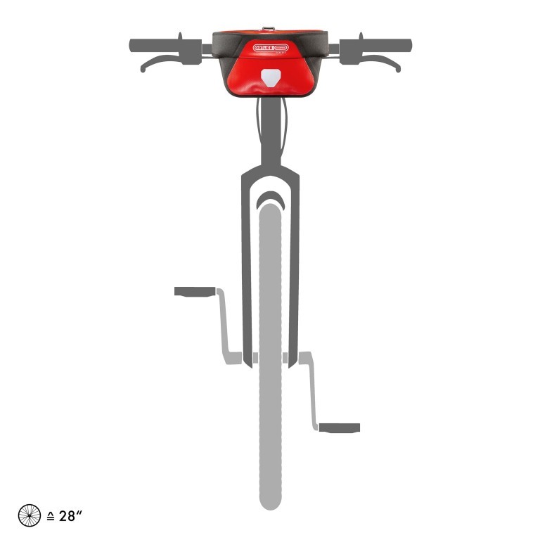 Fahrradtasche Ultimate Six Classic Lenkertasche Volumen 5 Liter Red-Black, Farbe: rot/weinrot, Marke: Ortlieb, EAN: 4013051049382, Bild 4 von 7