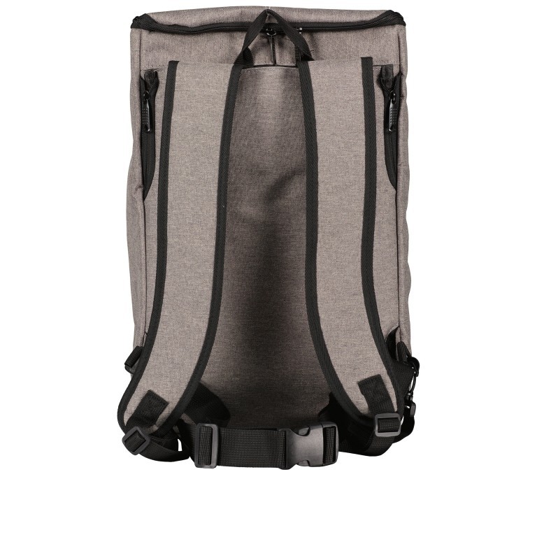 Fahrradtasche / Rucksack für Gepäckträgerbefestigung Grau, Farbe: grau, Marke: Blackbeat, EAN: 4066727000149, Abmessungen in cm: 28x45x11, Bild 3 von 8