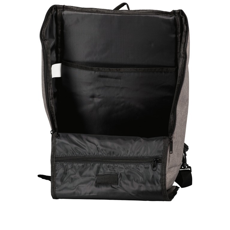 Fahrradtasche / Rucksack für Gepäckträgerbefestigung Grau, Farbe: grau, Marke: Blackbeat, EAN: 4066727000149, Abmessungen in cm: 28x45x11, Bild 7 von 8