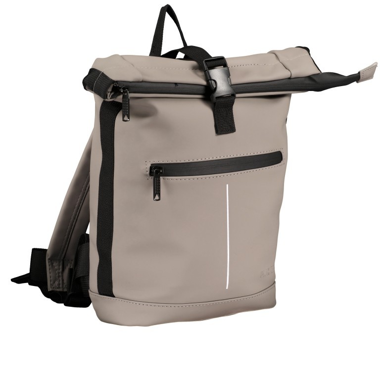 Fahrradtasche / Rucksack für Gepäckträgerbefestigung Taupe, Farbe: taupe/khaki, Marke: Blackbeat, EAN: 4066727000354, Abmessungen in cm: 20x33x10, Bild 2 von 11