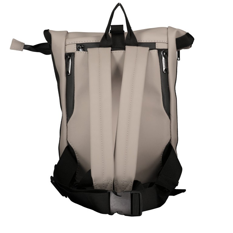 Fahrradtasche / Rucksack für Gepäckträgerbefestigung Beige, Farbe: beige, Marke: Blackbeat, EAN: 4066727000361, Abmessungen in cm: 20x33x10, Bild 3 von 10