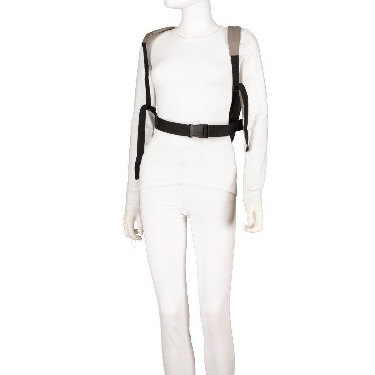 Fahrradtasche / Rucksack für Gepäckträgerbefestigung Beige, Farbe: beige, Marke: Blackbeat, EAN: 4066727000361, Abmessungen in cm: 20x33x10, Bild 7 von 10
