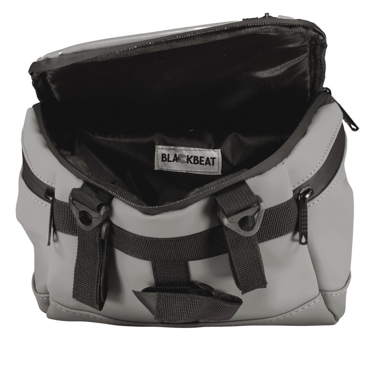 Fahrradtasche für Lenkerbefestigung Beige, Farbe: beige, Marke: Blackbeat, EAN: 4066727000200, Abmessungen in cm: 22x17x3, Bild 6 von 7