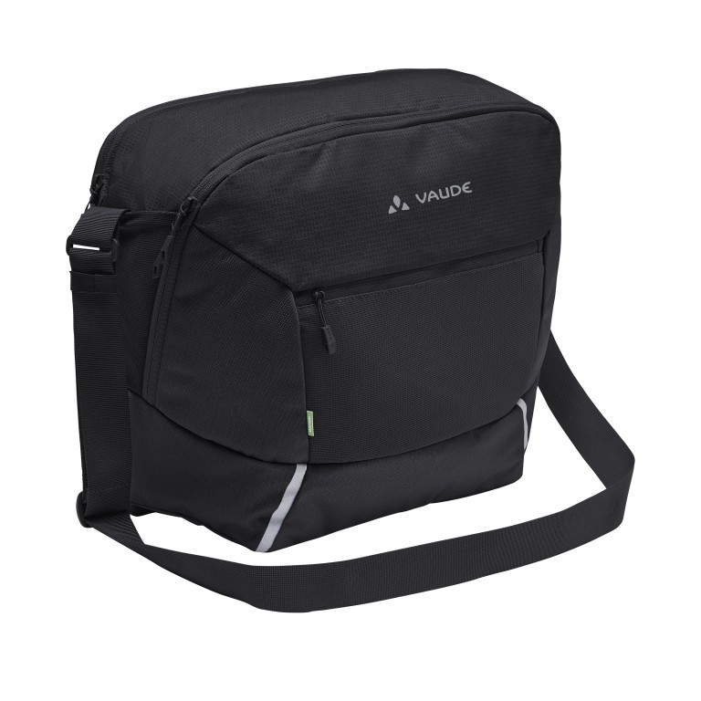 Fahrradtasche / Kuriertasche Cycle Messenger L für Gepäckträger Black, Farbe: schwarz, Marke: Vaude, EAN: 4062218499553, Abmessungen in cm: 37x41x21, Bild 2 von 10