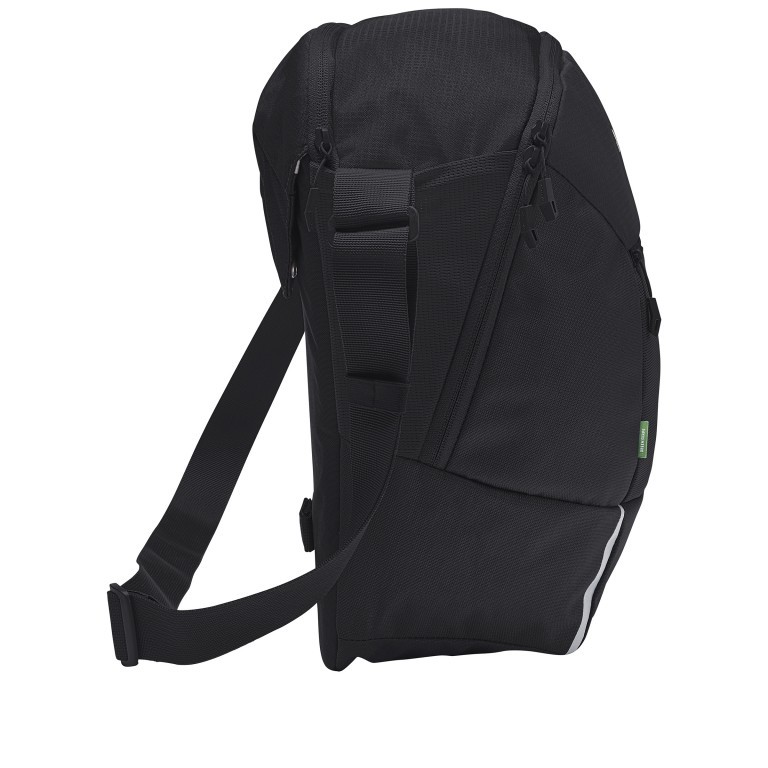 Fahrradtasche / Kuriertasche Cycle Messenger L für Gepäckträger Black, Farbe: schwarz, Marke: Vaude, EAN: 4062218499553, Abmessungen in cm: 37x41x21, Bild 3 von 10