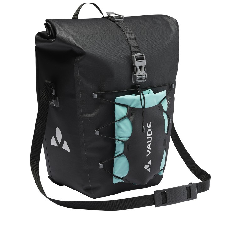 Fahrradtasche Proof Back TR Single für Gepäckträger Black, Farbe: schwarz, Marke: Vaude, EAN: 4062218499034, Abmessungen in cm: 34x38x19, Bild 6 von 6