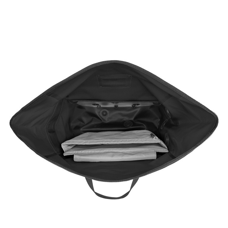 Fahrradtasche / Rucksack Vario Volumen 20 Liter, Farbe: schwarz, blau/petrol, taupe/khaki, rot/weinrot, Marke: Ortlieb, Abmessungen in cm: 31x45x18, Bild 8 von 8