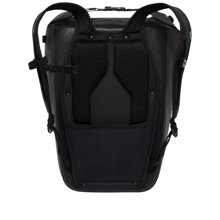 Fahrradtasche / Rucksack Aqua Transformer 2in1 Volumen 26 Liter, Farbe: schwarz, gelb, Marke: Vaude, Abmessungen in cm: 34x50x20, Bild 4 von 10