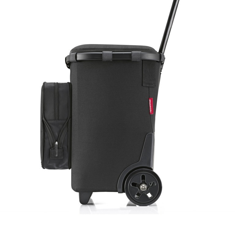 Einkaufsroller Carrycruiser Plus mit ausfaltbarem Thermofach, Farbe: schwarz, anthrazit, blau/petrol, bunt, Marke: Reisenthel, Abmessungen in cm: 42x52.5x32, Bild 3 von 3