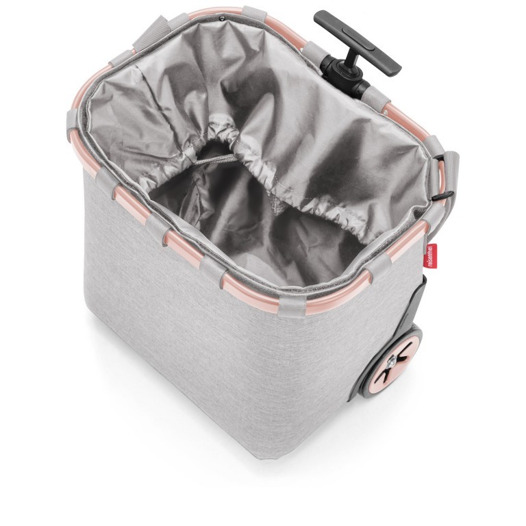 Einkaufsroller Carrycruiser Sky Rose, Farbe: grau, Marke: Reisenthel, EAN: 4012013727641, Abmessungen in cm: 42x47.5x32, Bild 3 von 5