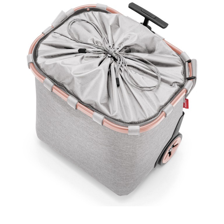 Einkaufsroller Carrycruiser Sky Rose, Farbe: grau, Marke: Reisenthel, EAN: 4012013727641, Abmessungen in cm: 42x47.5x32, Bild 4 von 5