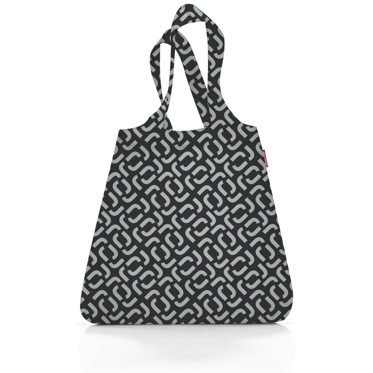 Falttasche Mini Maxi Shopper, Farbe: schwarz, anthrazit, grau, blau/petrol, braun, cognac, taupe/khaki, grün/oliv, rot/weinrot, flieder/lila, orange, beige, weiß, bunt, Marke: Reisenthel, Abmessungen in cm: 43.5x63x6, Bild 1 von 2