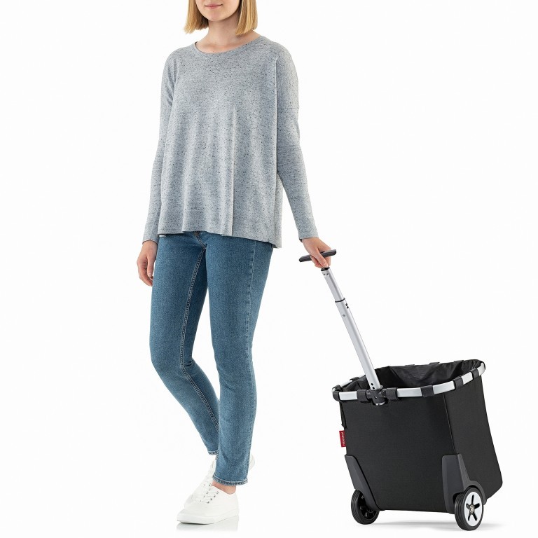 Einkaufsroller Carrycruiser Frame, Farbe: grau, braun, Marke: Reisenthel, Abmessungen in cm: 42x47.5x32, Bild 3 von 7
