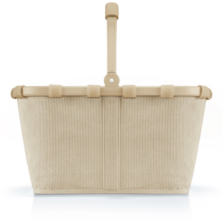 Einkaufskorb Carrybag Cord, Farbe: grau, beige, Marke: Reisenthel, Abmessungen in cm: 48x29x28, Bild 2 von 6